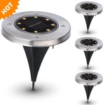 Waterproof Solar Landscape Upgrade 8 LEDs Ground Garden Outdoor Patio Yard lawn path light