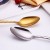 Wedding Golden Plated Cutlery Stainless Steel Silverware Set Gold Spoon Forks and Knives Flatware