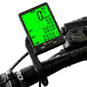 WEST BIKING 2.8" Large Screen Bicycle Computer Rainproof Speedometer Wireless Exercise Bike Computer
