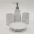 Import Western Style Ceramic Dolomite Hotel Bathroom Accessory Set ceramic hotel bathroom set from China