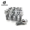 Wheel parts 10.9 grade double stainless steel flange head hex bolt, wheel stud bolt and nut