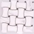 Import White ceramic irregular shape mosaic tile for wall decoration from China