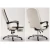 Import White color gaming office chair with foot rest from China