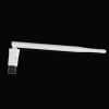 White Mini 150Mbps USB WiFi Wireless Network Card with Antenna WPS Button