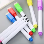 Whiteboard writing medium dry erase marker with magnetic and eraser cap