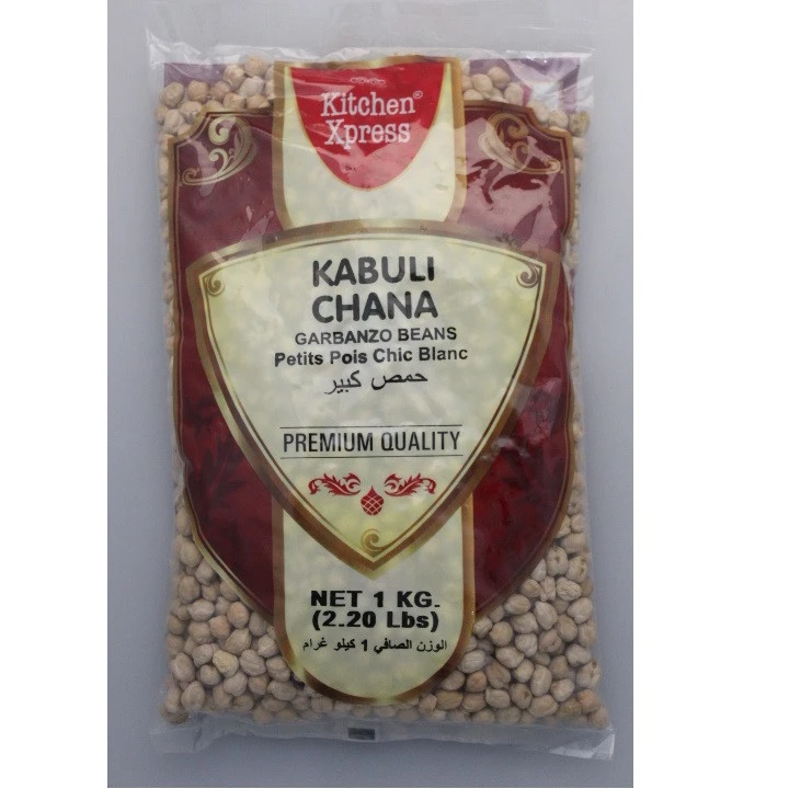 Whole Chickpeas Kitchen Xpress Kabuli Chana 1kg High In Protein For Many Dishes From India