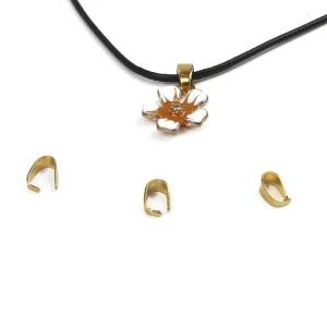 Wholesale 100pcs/lot  End Caps Crimp Clasp Beads for Bracelet Necklace DIY Jewelry Findings Making