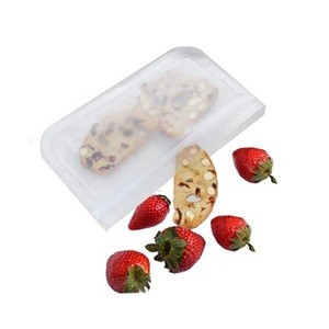 Wholesale 12pcs silicone fresh reusable versatile preservation container fruit vegetables leakproof zip food storage bags