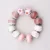 Import Wholesale Cheap Handmade Murano Lampwork Glass Pink big hole spacer beads  with Silver Plated Metal Core from China