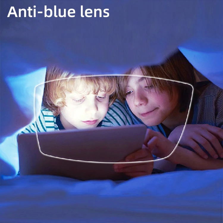 Wholesale CR39 Clear anti blue light blocking glasses lenses 1.56 blue cut eyglass optical lens