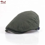 Wholesale Custom Blank Army Green Newsboy Cap Ivy Hat