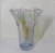 Import wholesale custom polish blue colored decoration of large tall crystal glass vases from China