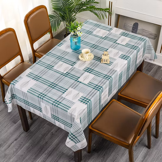Wholesale Customized Dining Table Plastic Cover High Temperature Resistant PVC Catering Kitchen Tablecloth