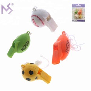 Wholesale fan cheer for star mini football soccer game toy whistle