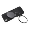 wholesale fashion portable ce optics custom pocket wallet flexible frame thin mini nose without arms reading glasses eyeglasses