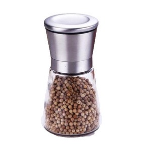 Wholesale Glass Spice Pepper Grinder / Salt And Pepper Mil/manual salt and pepper grinders
