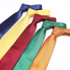Wholesale high quality cheap jacquard casual unisex monochrome twill silk neck ties