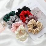 Wholesale High Quality Luxury Elastic Silk hairband hair accessories for SPA in stock quick delivery