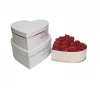 Wholesale  Hot stamped golden Heart Shape Empty Floral  Gift Boxes Packaging box sets