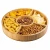 Import Wholesale Large Bamboo Decorative Appetizer Serving Dip Platters Tray with Compartments with Ceramic Dip Bowl from China