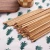 Import wholesale natural Japanese style bamboo chopsticks hotel household reusable bamboo chopsticks with customized logo from China