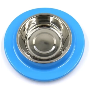 Wholesale non toxic and tasteless pet bowls pure color cheap dog bowl