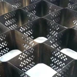 Wholesale plastic gravel stabilizer cell depth height 100mm honeycomb gravel HDPE geocell price geocell paver for load support