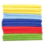 Wholesale premium edgless custom 350gsm carwash microfiber hand dry car wash drying towel