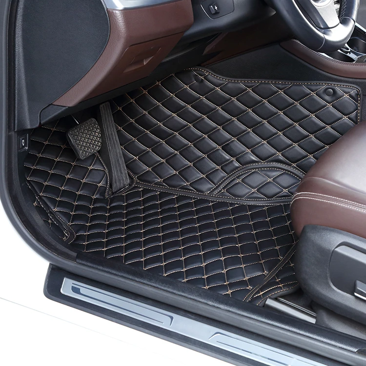 Wholesale Price Custom Waterproof non-toxic PVC Black Car Carpet Floor Mat