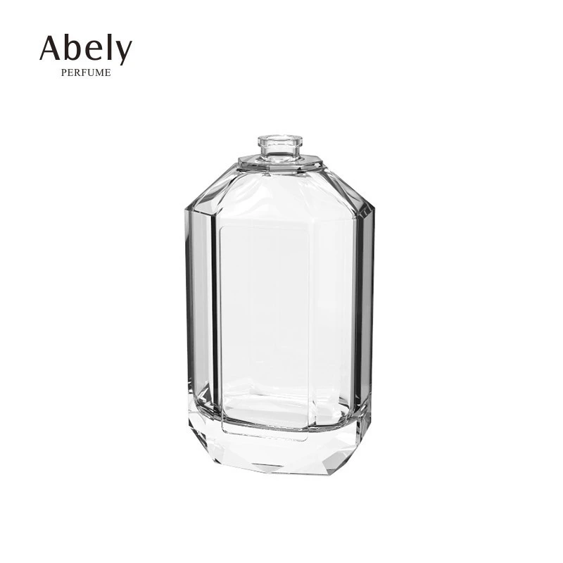 Wholesale pump spray 100ml clear empty glass perfume bottle bulk designer perfume bottles supplier