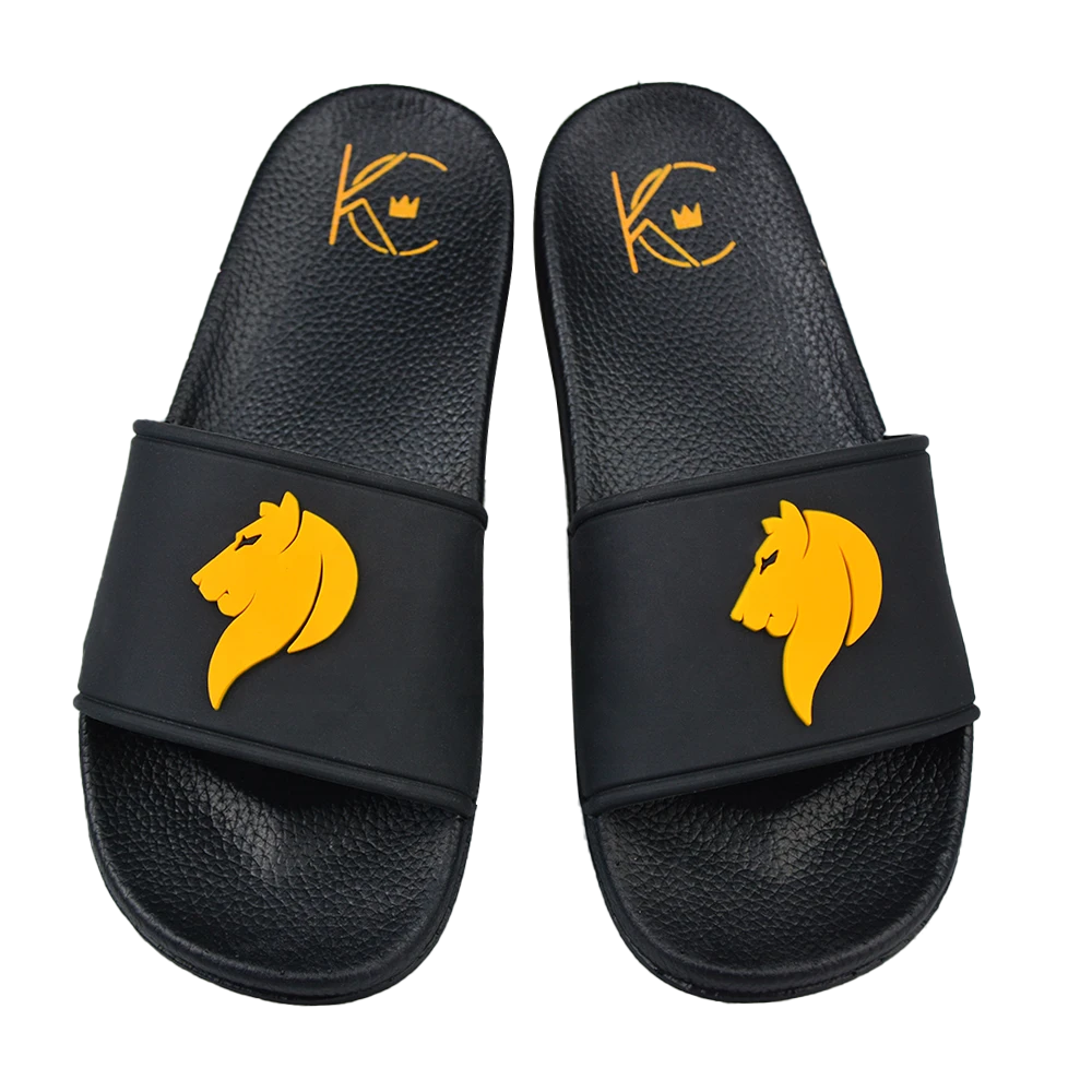 Wholesale Summer Slides Footwear Custom Logo High Quality Custom  Embossed Slippers for Men
