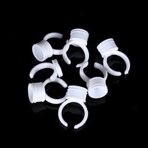 Wholesale uk Solong Body Art White Disposable Tattoo Cups Pigment Ring Ink Cup