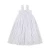 Import Wholesale White Cotton Maxi Designs Kids Girl Sleeveless Birthday Party Dresses With Beige Lace Baby Dress from China