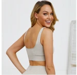 Wholesale Women's Fitness Sport Wear Seamless Yoga Bra with Removable Chest Pad
