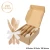Import Winning Disposable Bamboo/Wooden Utensil Fork Spoon Knife Set Wood Compostable Cutlery from China
