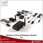Wireless Infrared Repeater System Kit to Control  AV Receiver and DVD Blu-Ray Player