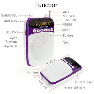 Wireless Mini Amplification Portable Voice Amplifier for Teachers