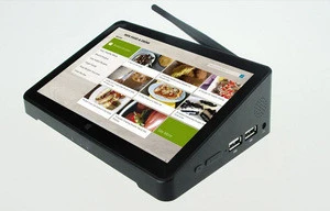 Without Touchscreen All in One Industrial 1024*768P Mini PC with VGA/DVI