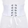 Womans lace  wide dress waist belt  band elastic adjustable  waistband