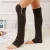 Import Women boot socks beautiful acrylic leg warmer knit ladies leg warmer boot topper from China
