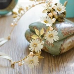 Women Girl Bohemian Flower Headband Wreath Wedding Party Ladies Garlands Crown Hairband Garland