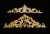 Import Wood Carved Appliques Decorative Wood Vintage Appliques For Furniture Valances  APS-VAL3 from China