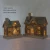 Import wood craft with light wood house LED wooden Christmas village  70287 from China