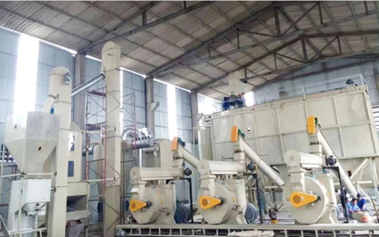 Wood sawdust pellet project for power plant