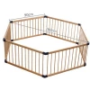 Wooden Baby Furniture Game Playpen Solid Wood Rail Fence Baby Guard Pale