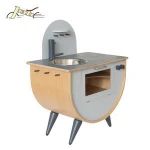 Wooden Baby Furniture Toy Kids Kitchen Set Mini Play Cooking