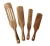 Import wooden cooking kitchen accessories spurtles kitchen tools set teak wood spurtle set from China