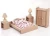 Import Wooden kids dollhouse miniatures furniture wholesale from China