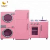 Wooden Kids Pretend Kitchen Furniture Pretend Washing Machine