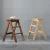 Import Wooden Step Stool Folding Stool Foldable  library ladder chair from China